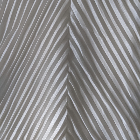 Topshop white pleated midi skirt - Picture 5 of 6